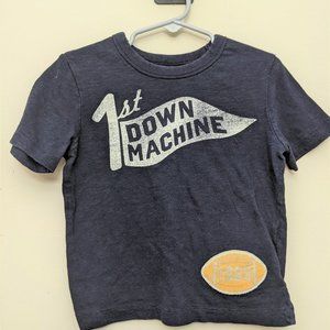 Baby Gap T-Shirt - 1st Down Machine with Applique Football - EUC - 3T